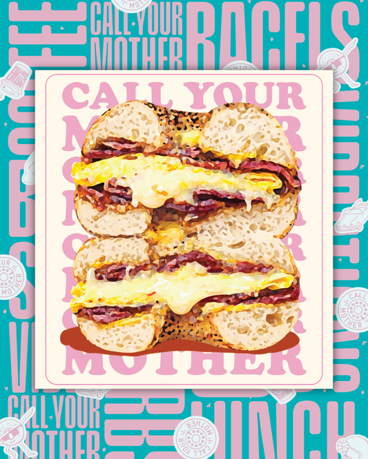 Bacon Sun City Sticker