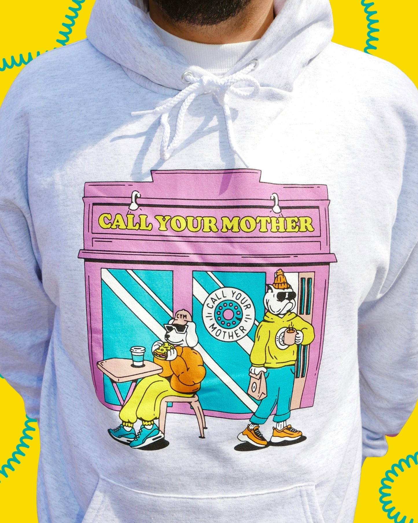 Bichons, Bagels, & Vibes Hoodie