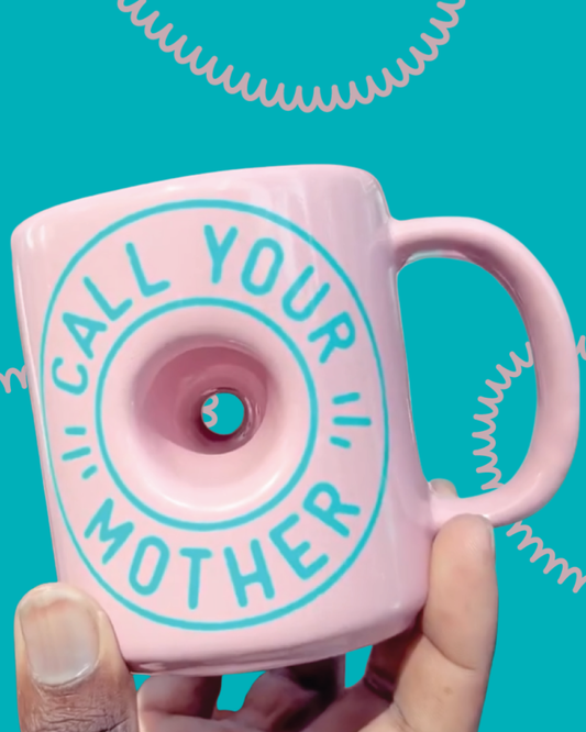Pink Bagel Diner Mug