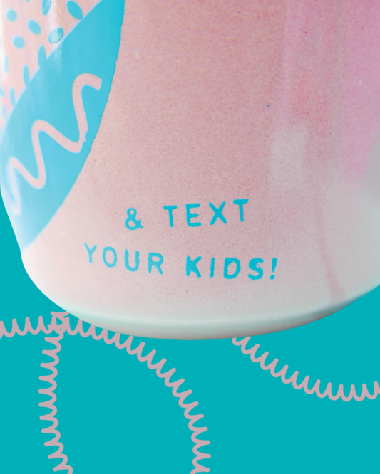 Pink Bagel Diner Mug