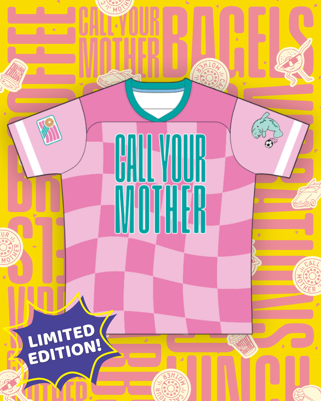 World Cup of Bagels Soccer Jersey